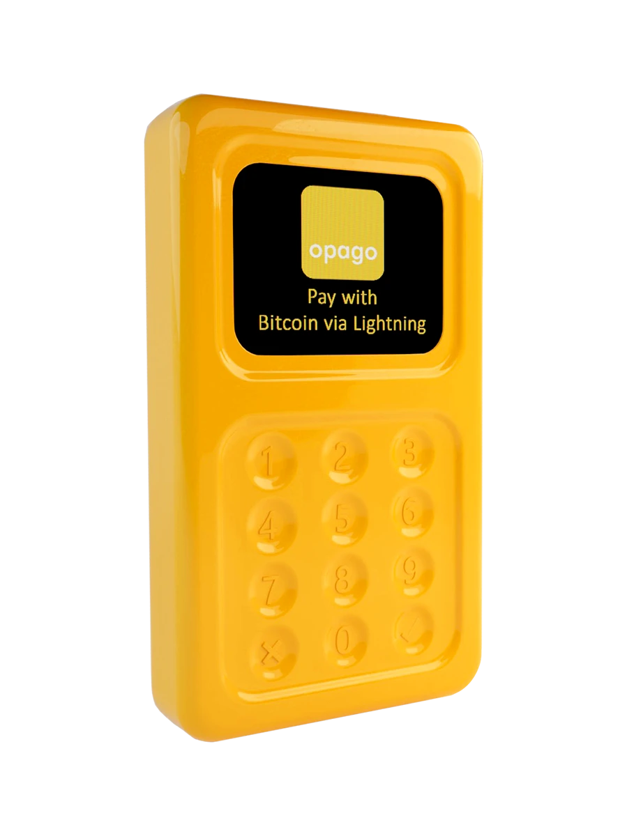 Opago POS Terminal für Bitcoin Zahlung